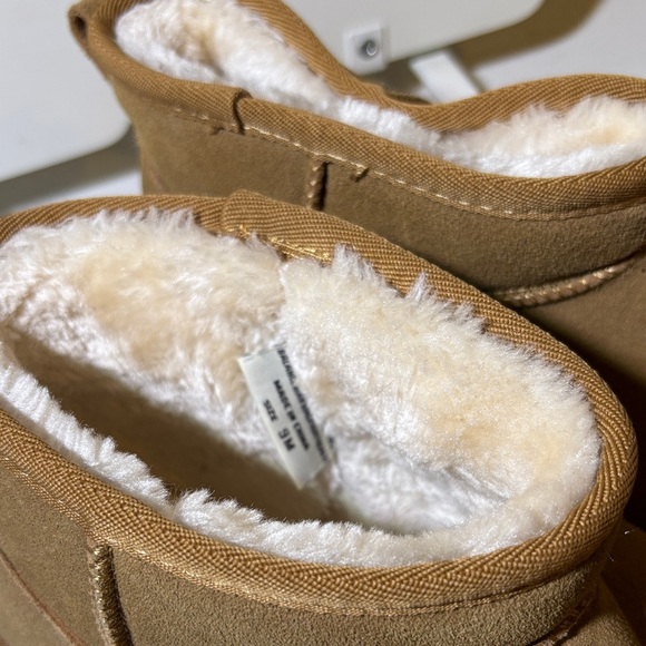 Cozy Tan Heeled Boots - Picture 2 of 6